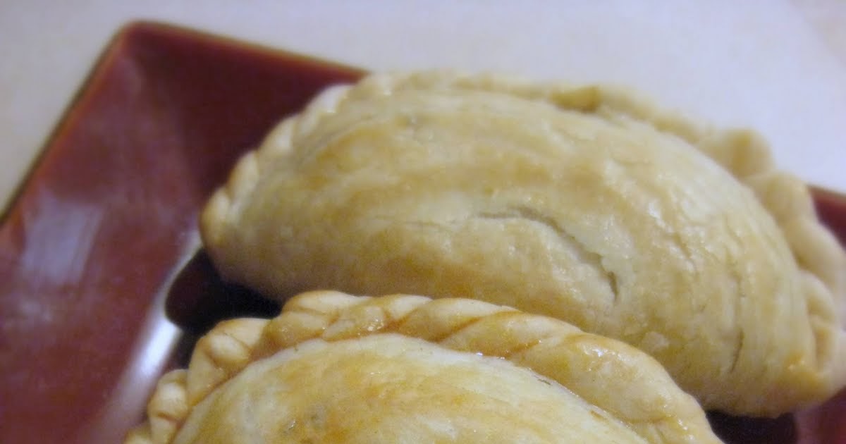 Bites and Pieces Karipap Pusing with Curried potatoes, sweet potatoes and ground beef.