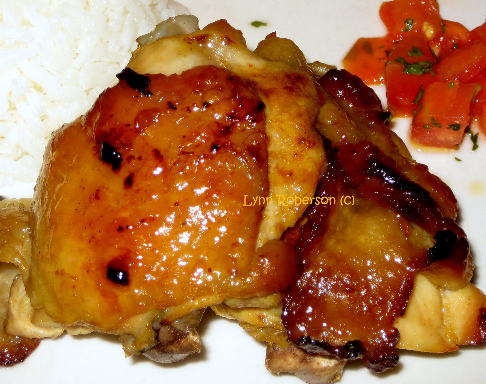 roasted chicken pieces