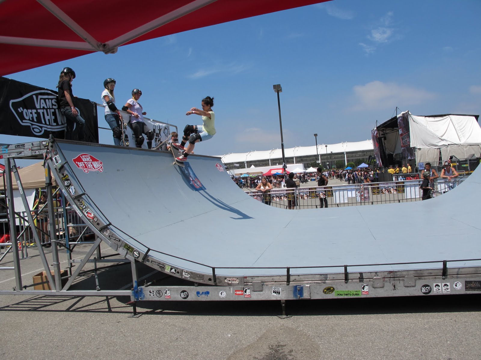 Cindy Whitehead Van's Warped Tour Skateboarding