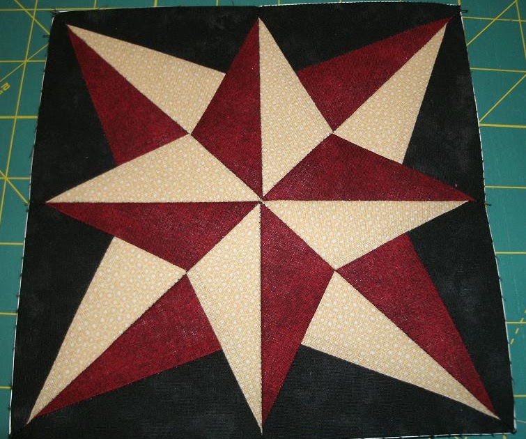 Kim's Northwoods Discoveries Blazing Star Wisconsin Quilt Blocks on Barns, Block of the Week