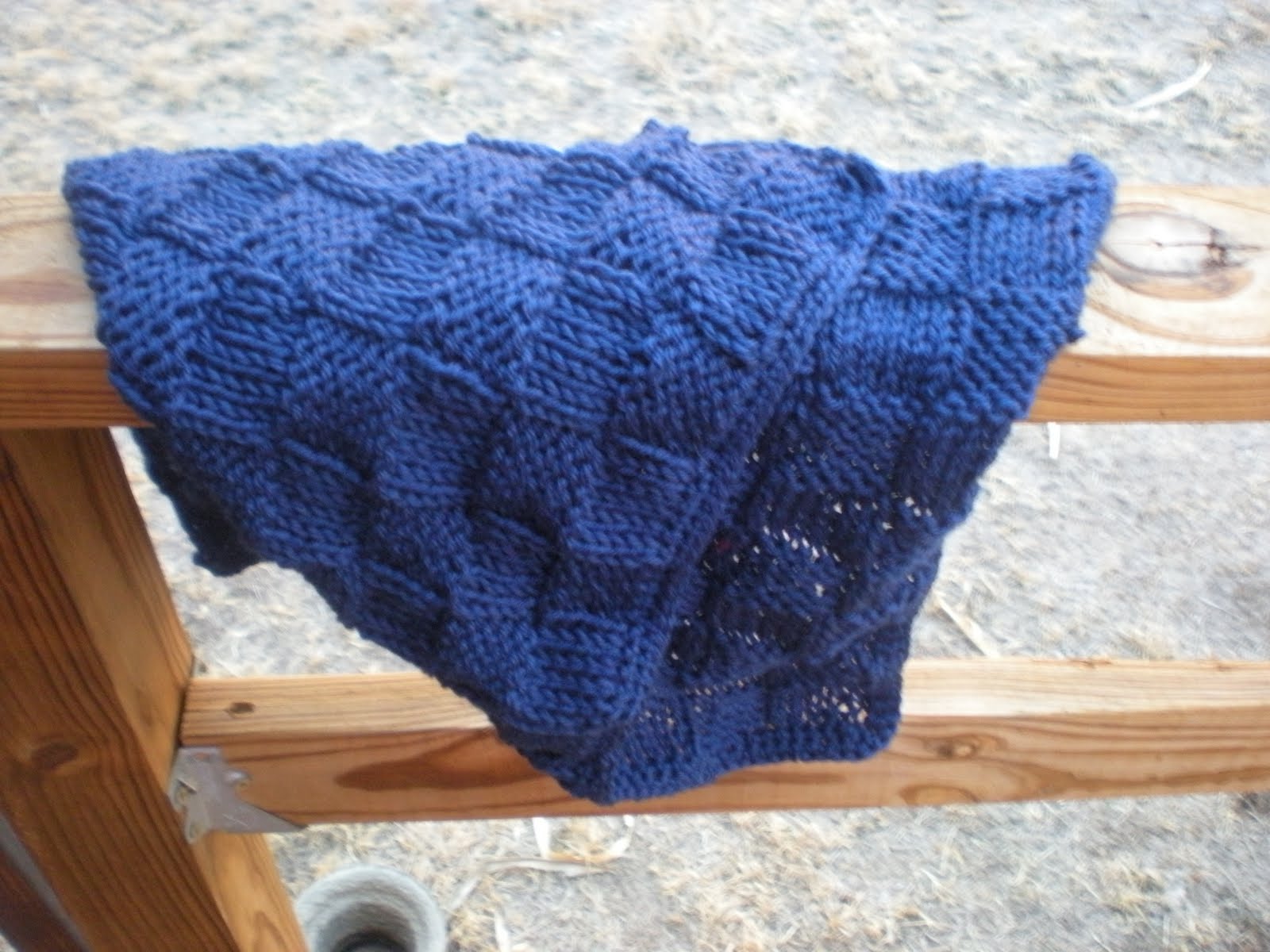 Obsessed with Yarn: Kathleens Checkerboard blanket