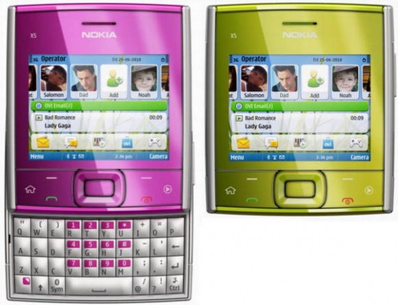 Nokia X5-01 Nokia+X5-01+Square+Slider+Mobile+Phone