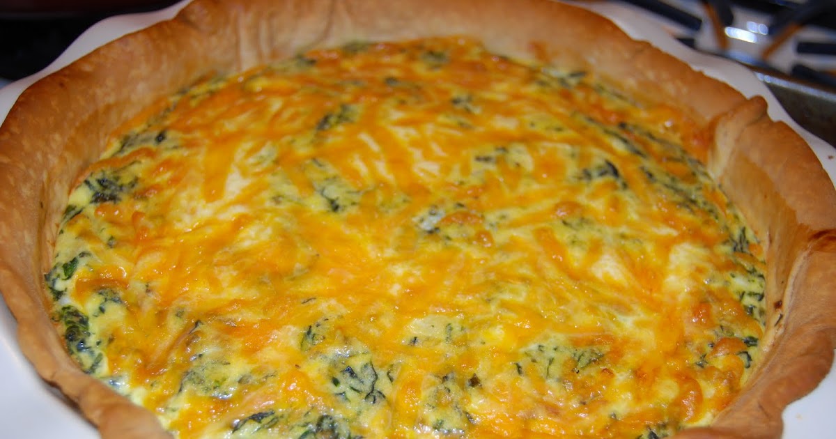 Juliann's Easy Eats Spinach Quiche