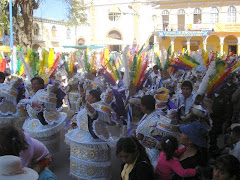 la diversidad de disfraces, el sonido de las bandas, aplausos y hurras