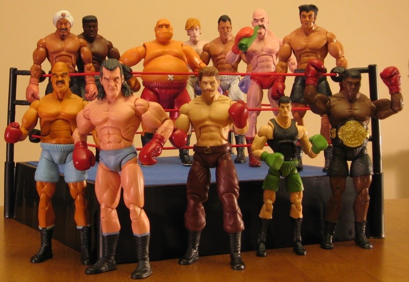 gimbic... Mike Tyson's Punch Out!! Action Figures...