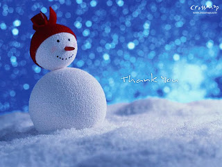 Christmas Snowman Desktop Wallpaper