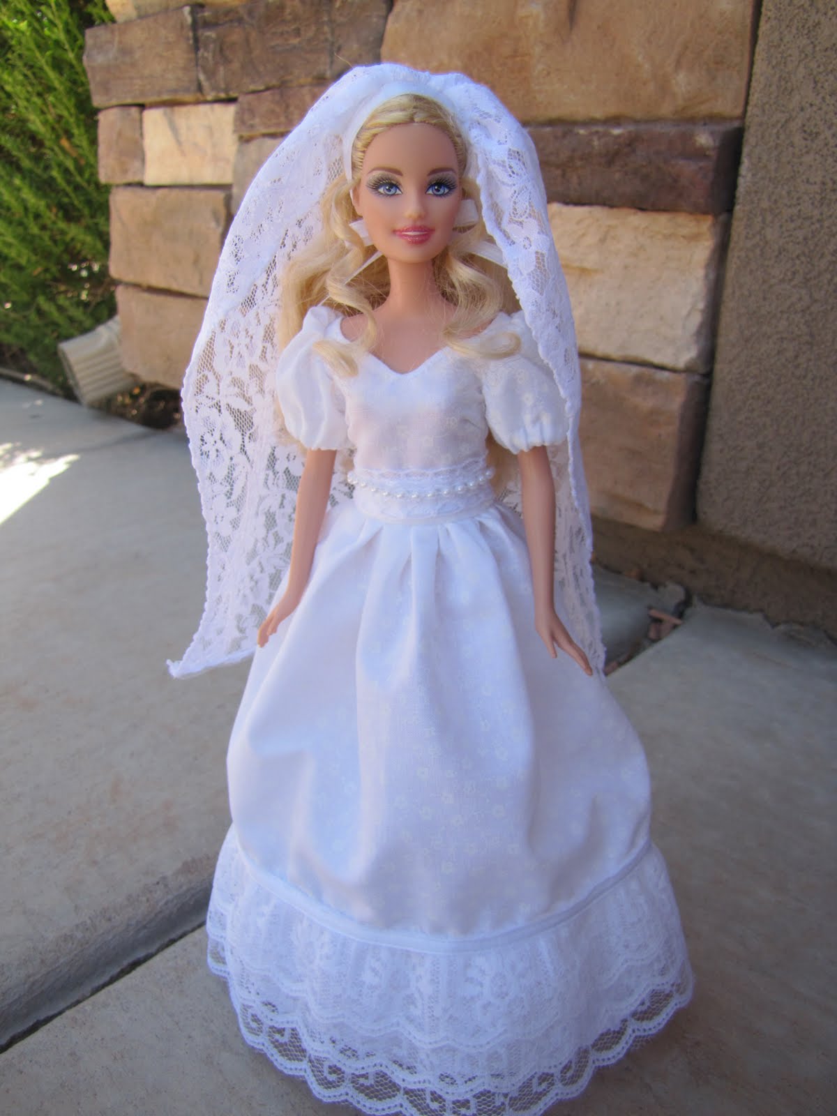blushing bride barbie