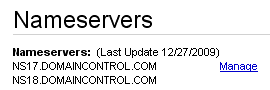 After Changing your Nameservers