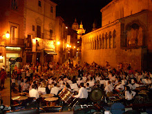 Valga brass band in the streets of Segovia