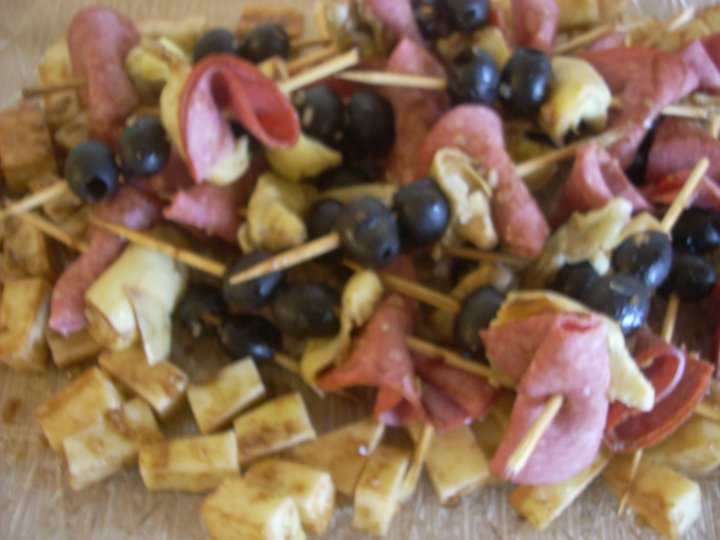 Cooking Club of 29 Palms Marinated Artichoke, Olive, Cheese and Salami