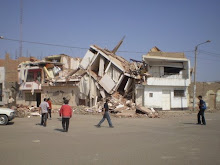 Earthquake damage  in Pisco, Peru