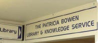 Patricia Bowen Library & Knowledge Service News