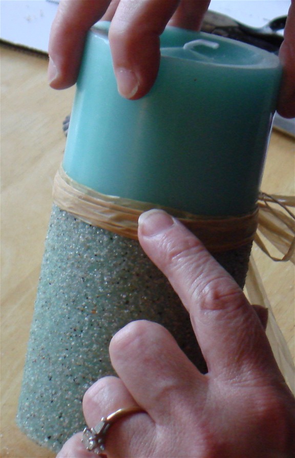 Karen's Garden Cottage Come Play in the Sand...A Tutorial on Making Sand Candles!