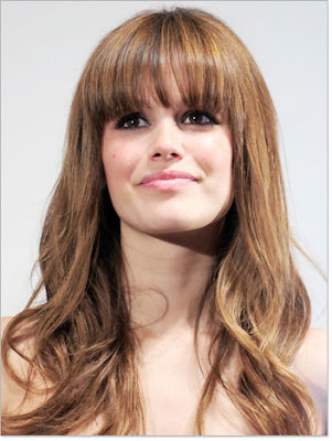 2009 winter layered hairstyle with fringe