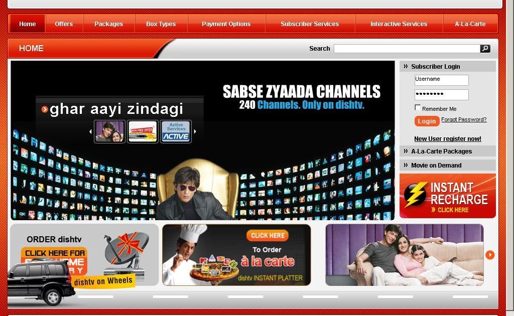 Login to Www.DishTv.in for Online Payment and Recharge Results Portal