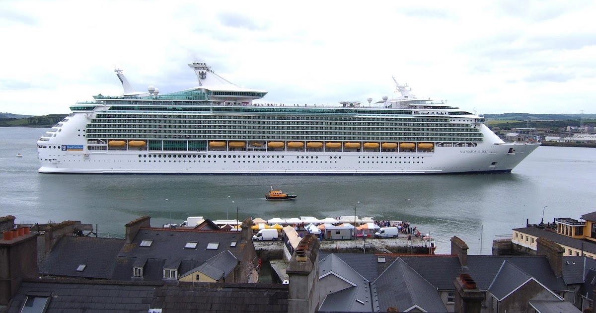 The Old Blog Cabin World's biggest cruise liner on way to Cobh