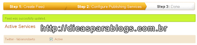 enviar postagens do blogger para o Twitter