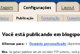 Configurar domínio