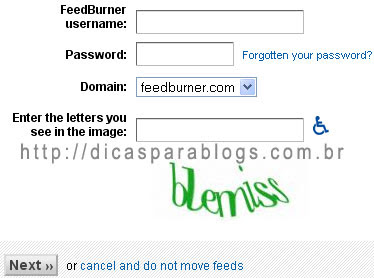 Configurar Feedburner