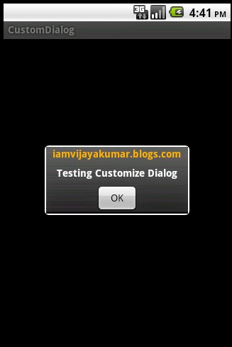 Android Custom Dialogs Style