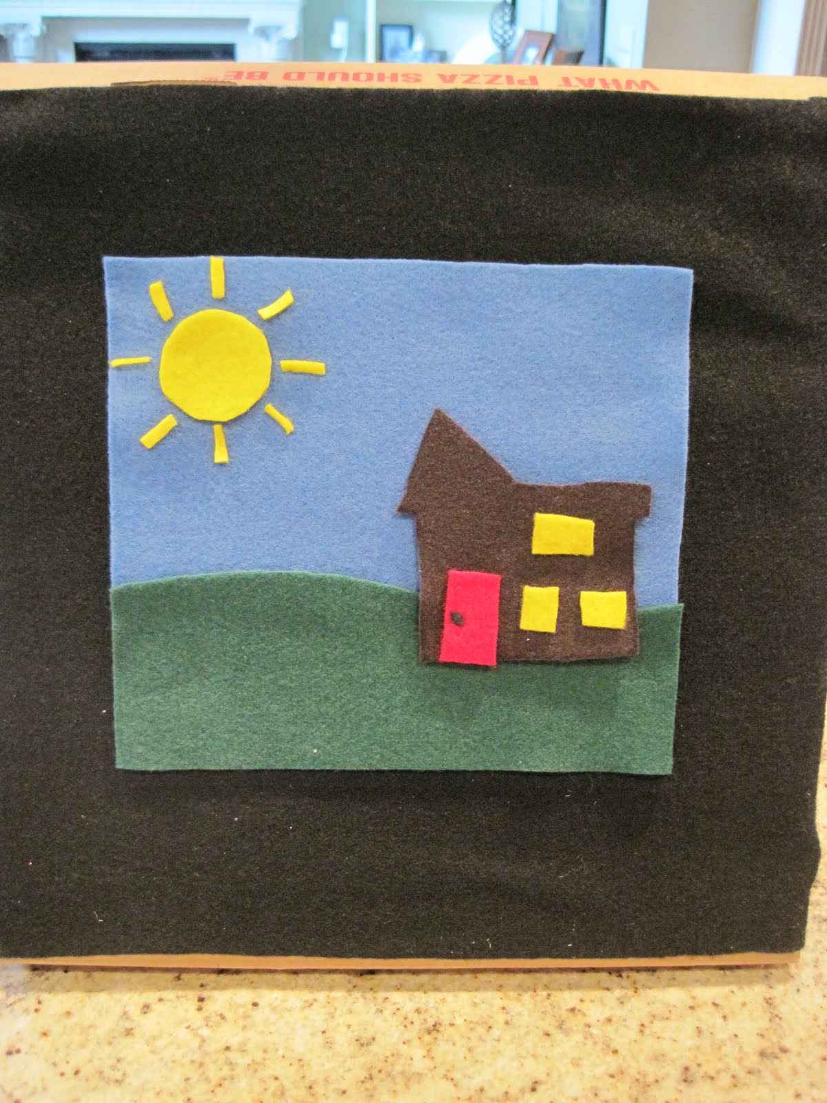 The Many Layers of Me Homemade felt board