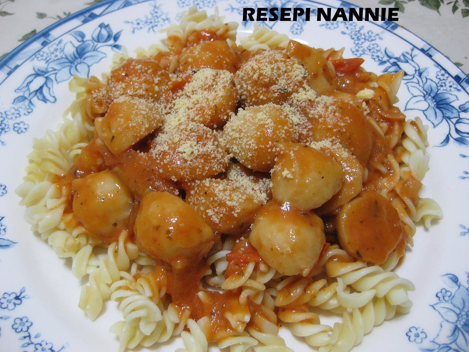 Resepi Nannie Pasta Bebola Ayam
