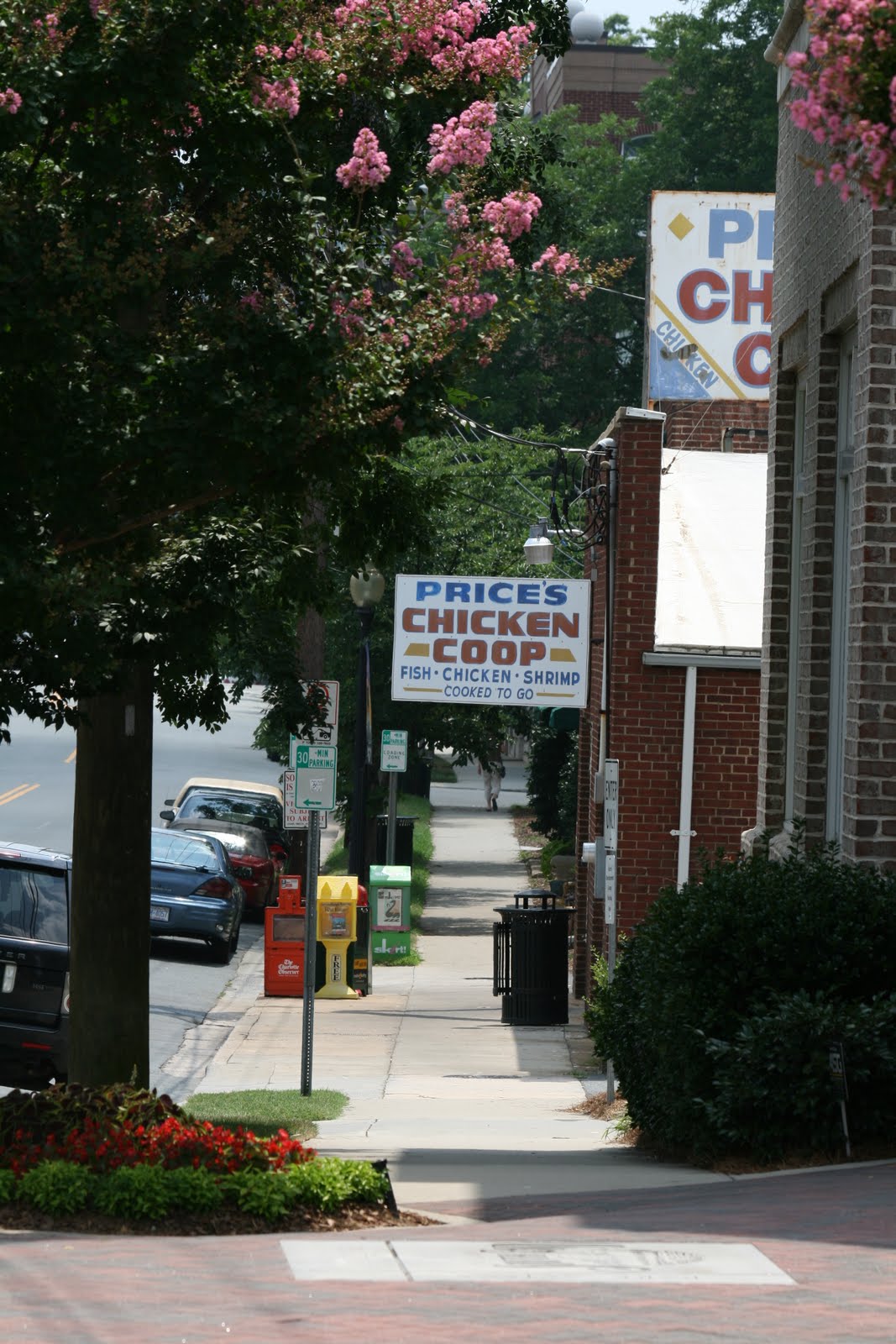 ...in the Queen City Charlotte Food Price's Chicken Coop