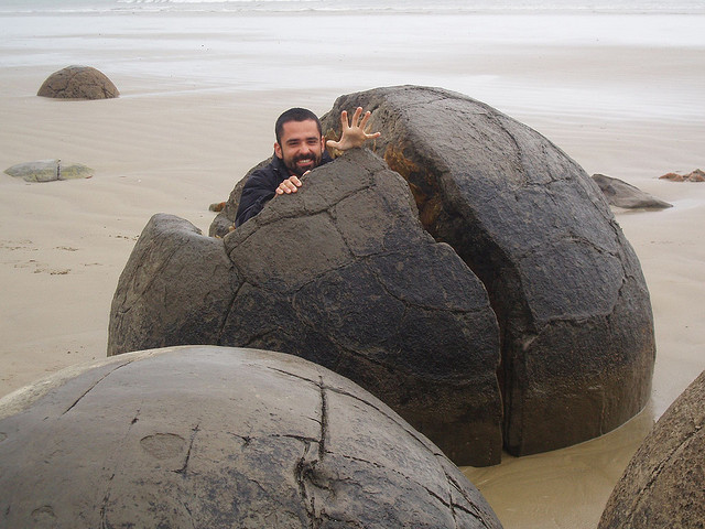 Bãi đá “trứng rồng” bí hiểm ở New Zealand Moeraki+11