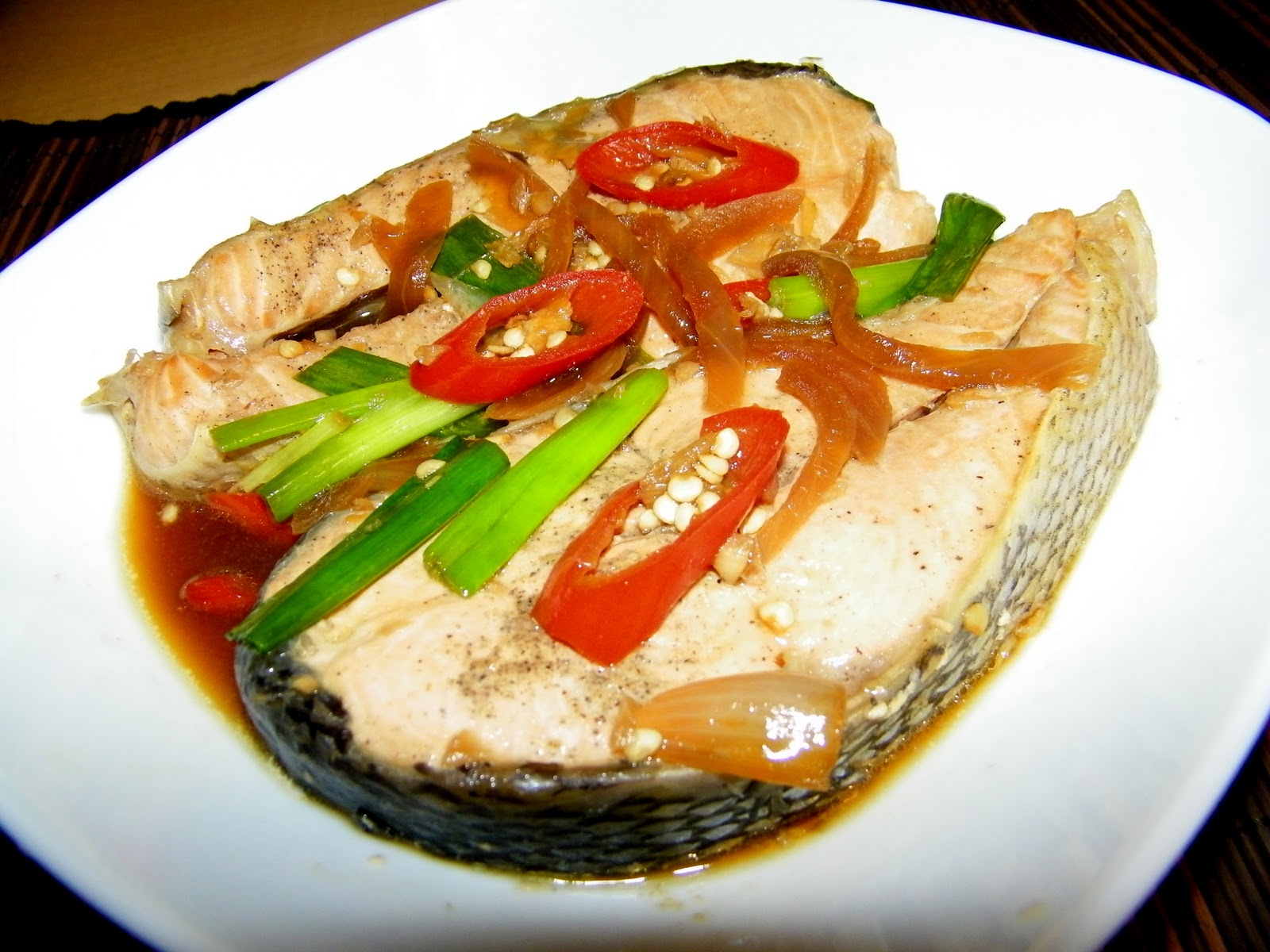 Little Bellevue Kitchen Braised Salmon in Soy Sauce