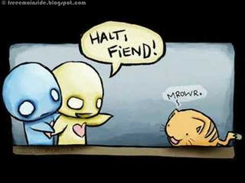 Free Emo wallpapers: EMO Cartoons with umbrella