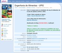 Eng de Alimentos UFRJ - Orkut