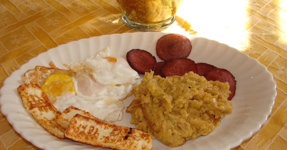 REAL SIMPLE MANGU CON HUEVO,SALAMI Y QUESO FRITO