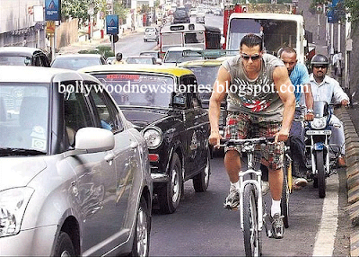 Salman Khan Cycling