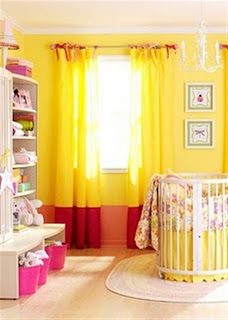 bedroom Oldies Decoratin for Kids yellow color