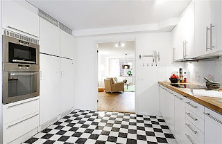 ontemporary apartment modern interior design kitchen