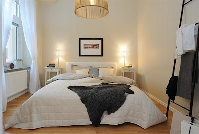 Sweden Apartment Design Wood Floor bedroom room