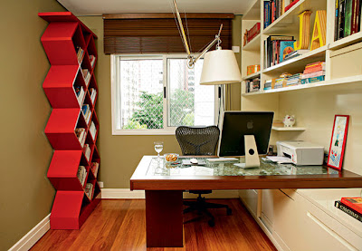 10 Home Office With Beautiful Furniture Combination Contemporary Home Offices