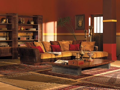 India Living Room Design, Fragrance of the Indies