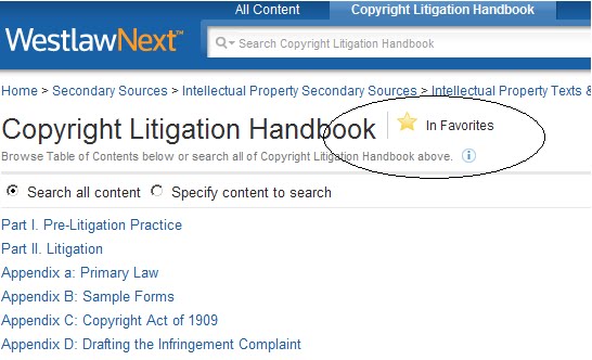 on Westlaw Next and Kindle