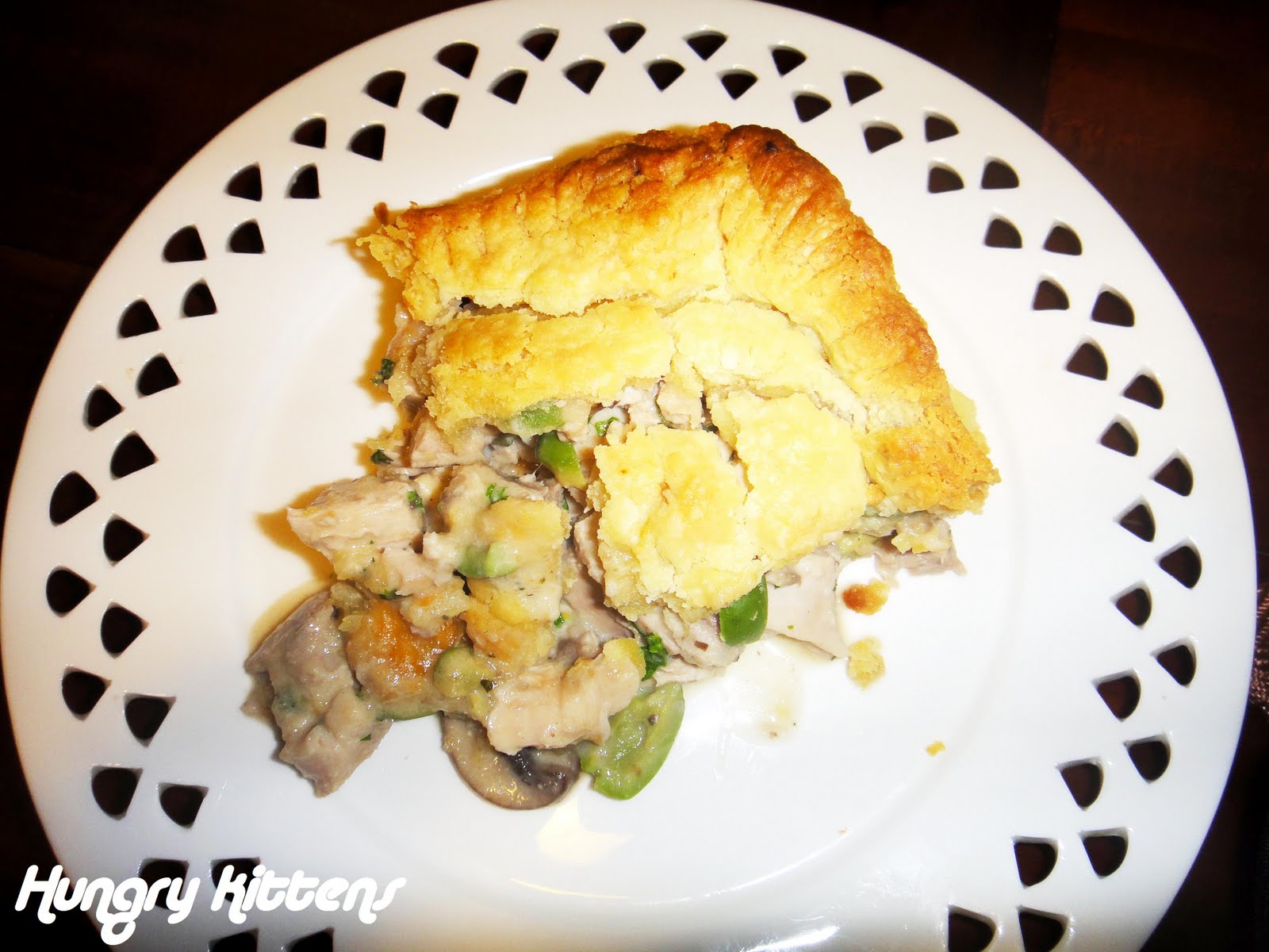 Hungry Kittens Maggie Beer's chicken, olive and lemon pie with sour