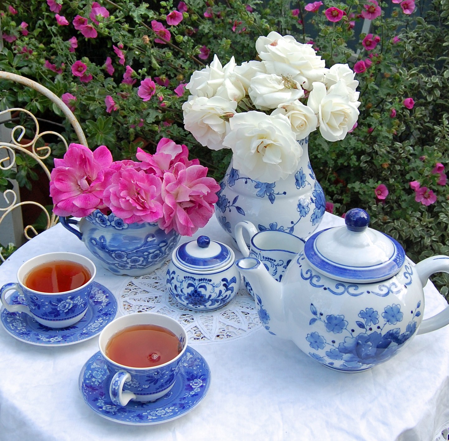 My Painted Garden Pink and Blue Inspirations