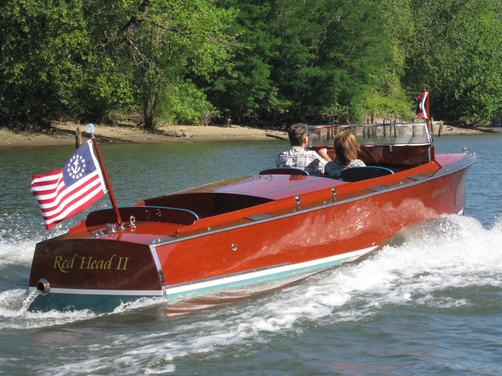 I Met a Red Head in Portland, Oregon Classic Boats / Woody Boater