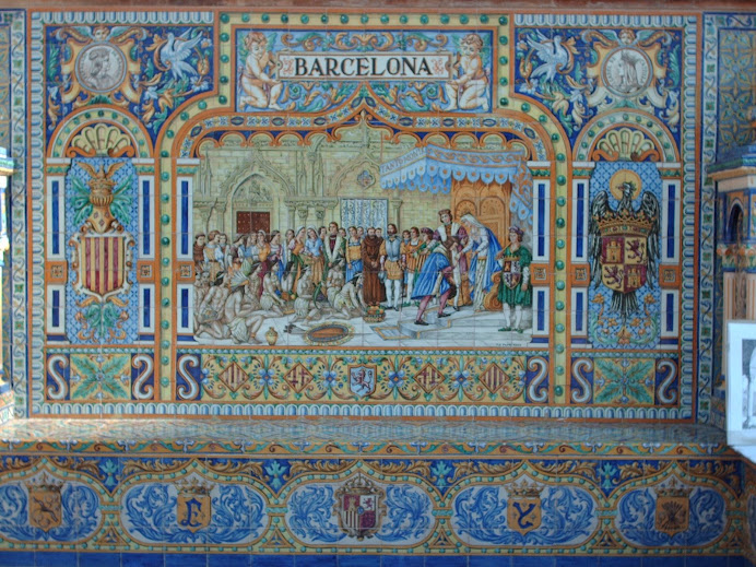 Mozaico de la Universidad de Barcelona