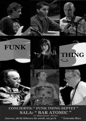 FUNK THING SEPTET EN SALA ATOMIC