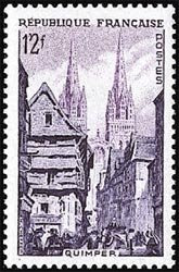 Esquina de una calle de Quimper