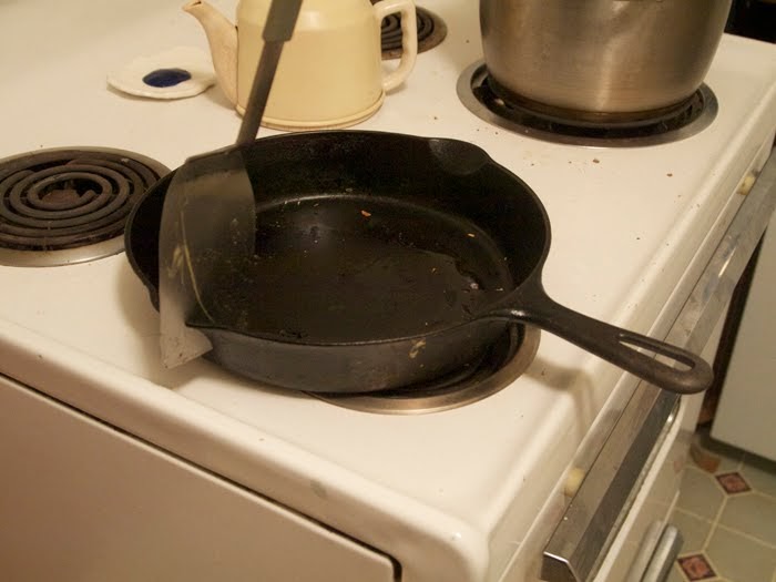 Cabin Broken Iron Skillet