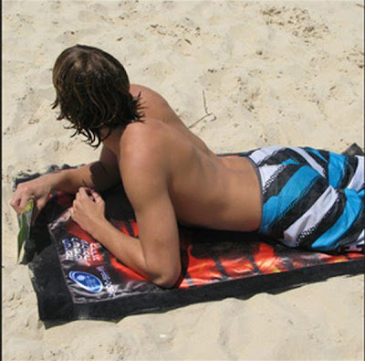 exposição sol praia propaganda