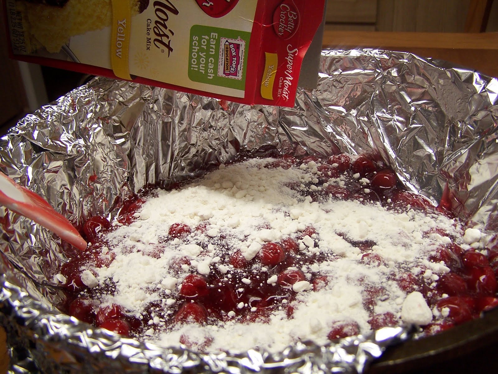 Granddad's Corner FEED YOUR FACE Dutch Oven Cherry Cobbler