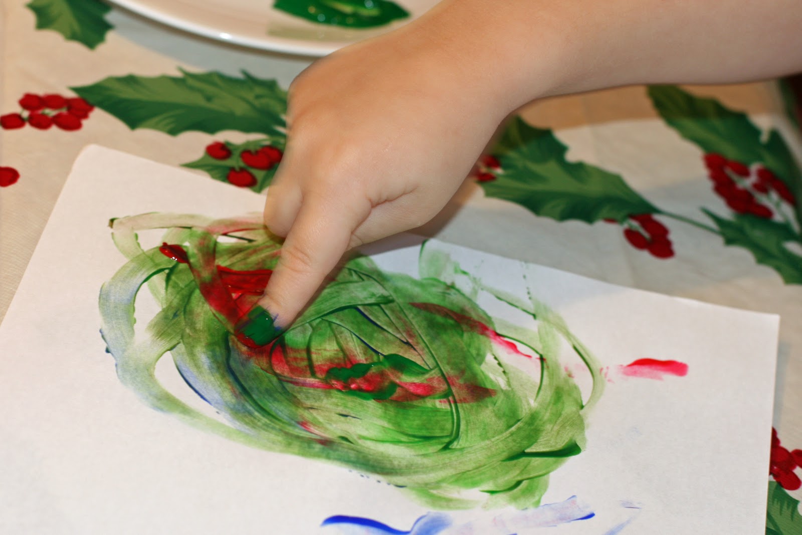Finger Painting Ideas for Christmas submited images.