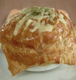 Sup Jamur Kental Di dalam Puff Pastry